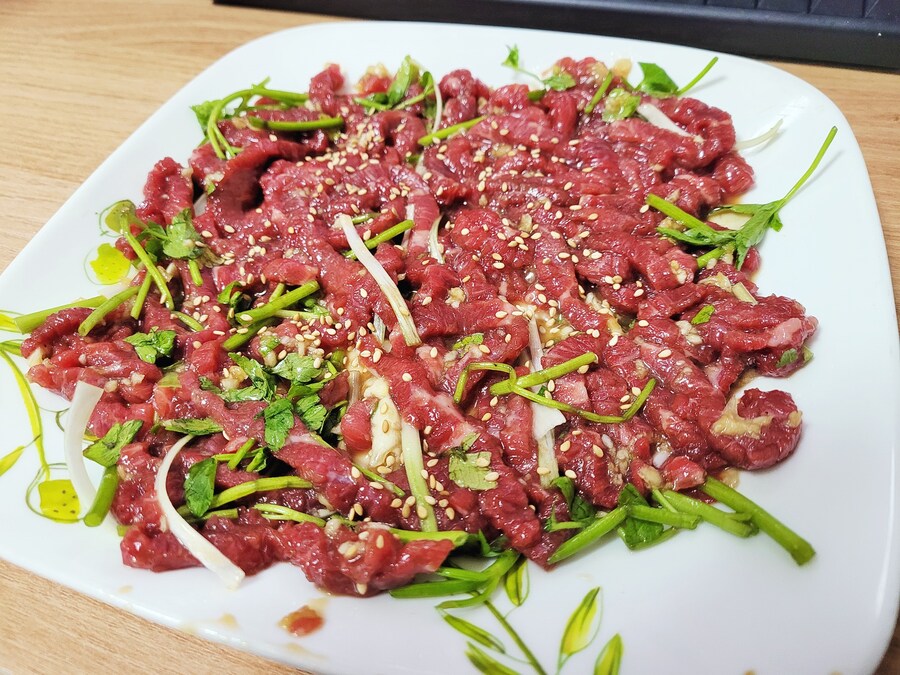 영천 영화식당 스타일 육회