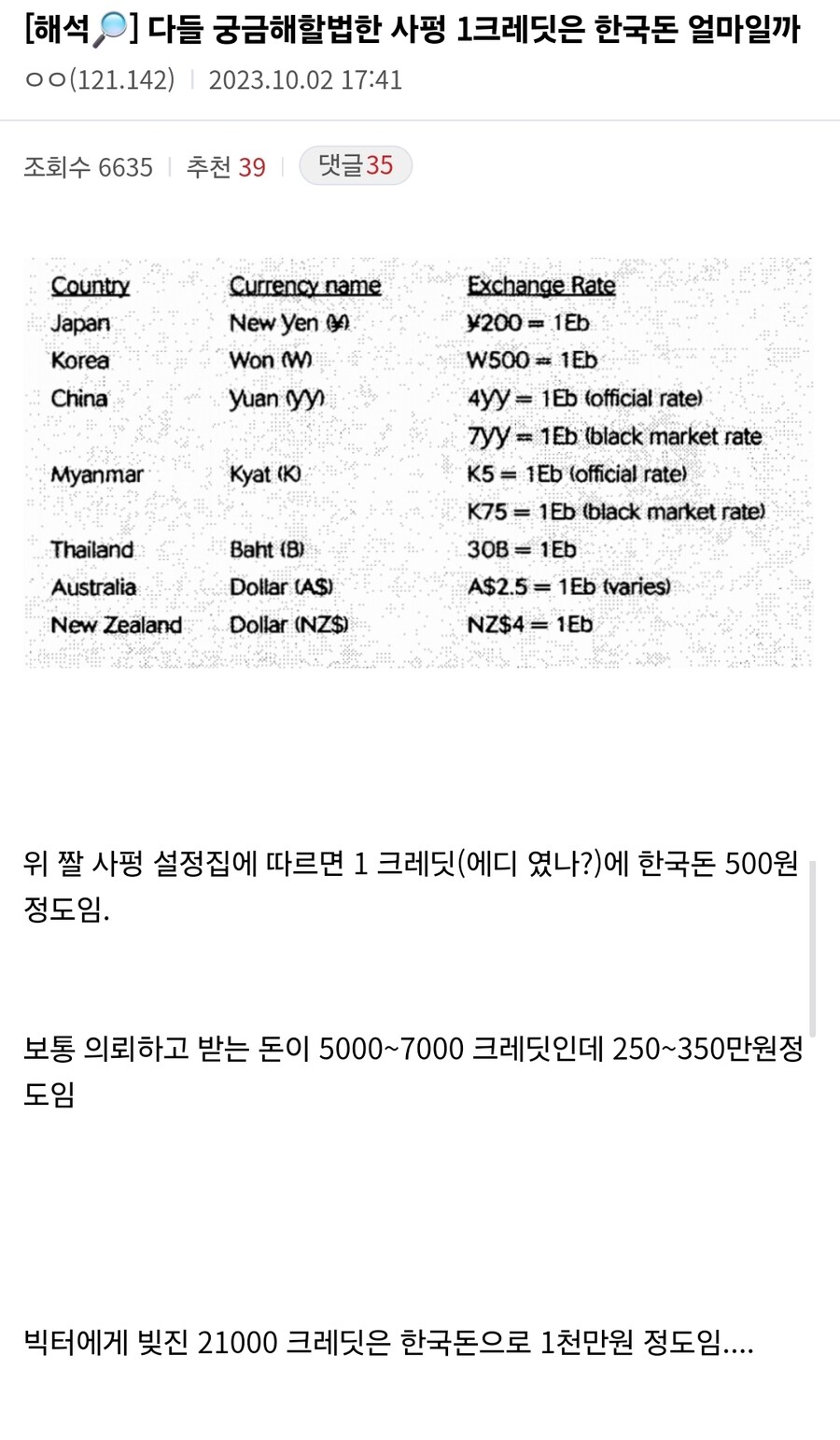 사펑) V가 빅터한테 빚진 돈 원화로 환산하면..jpg_1.jpg