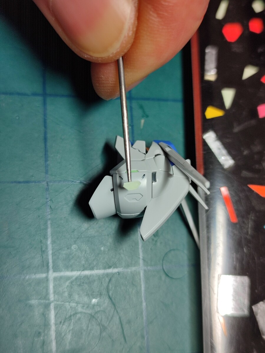 RG 하이뉴 건담 축광테이프 작업 마지막편(상체작업&간단 완성샷)_15.jpg