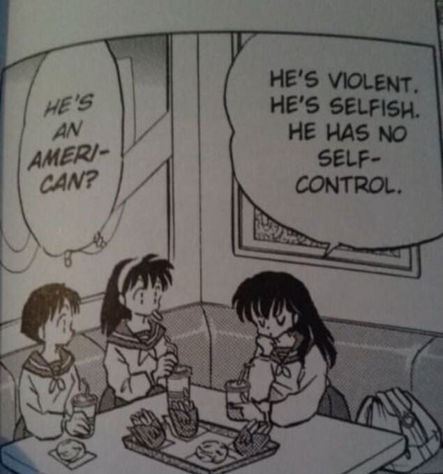 번역때문에 졸지에 인종차별 장면이 되버린 이누야샤_1.png