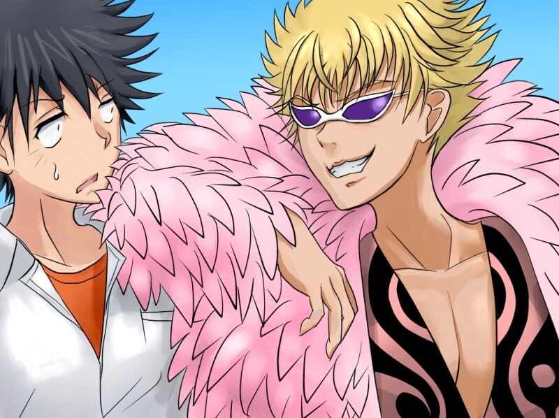 어과초×원피스 콜라보 스포)어떤 시리즈 토우마가 전설의 사나이를 만났다!_1.jpg