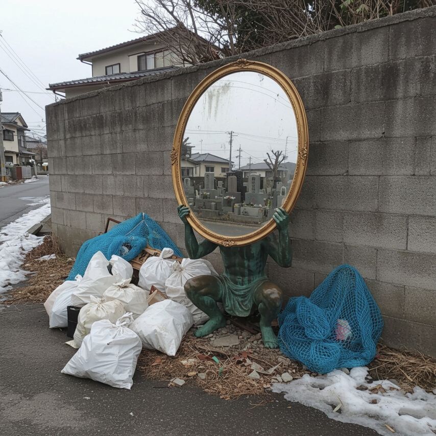 무슨 사연이 있던걸까 생각하게 되는 거울_1.jpg