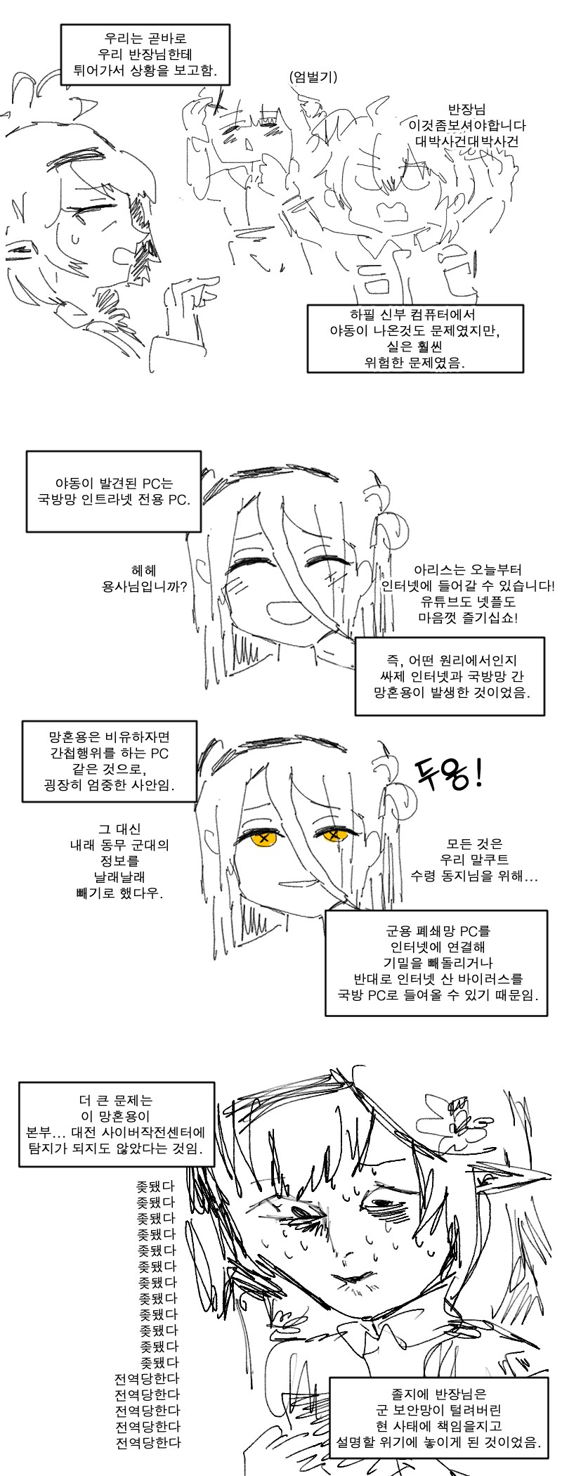 근무지에서 야동 보다 걸린 군종장교.manwha_6.png