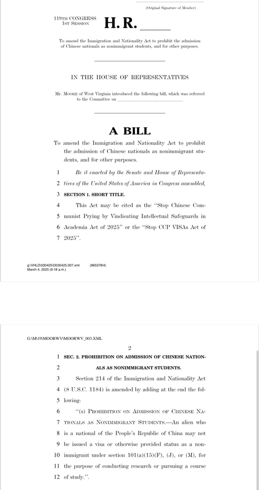 미국 공화당 '모든 중국인의 미국 학생비자 박탈' 법안발의_2.jpg