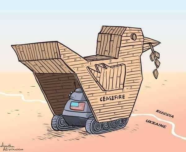 어느 러시아 만화가가 그린 '30일 휴전' 만평.jpg_1.jpg