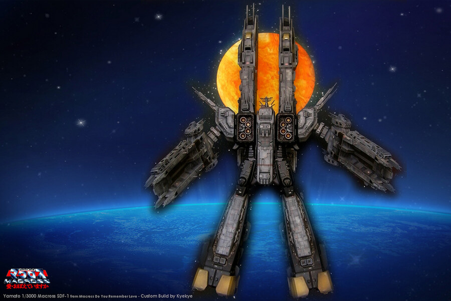 [커스텀] SDF-1 Macross 초시공요새 마크로스 1/3000 베이스와 본체_13.jpg