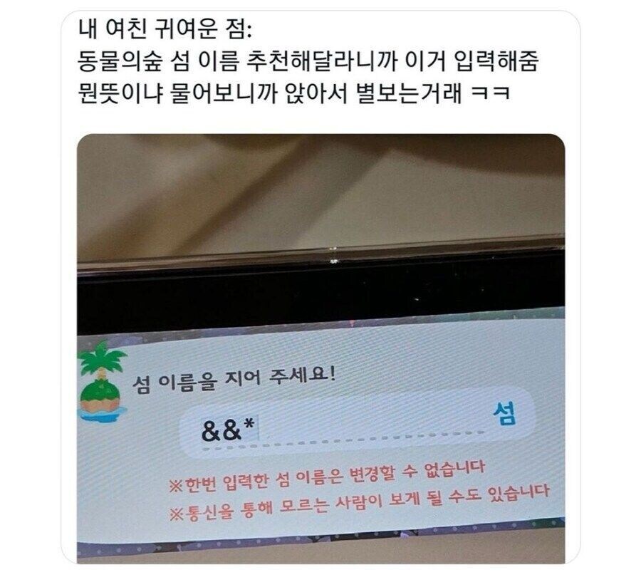 특이점이 온 동물의 숲 섬 이름 짓기.jpg_1.jpg