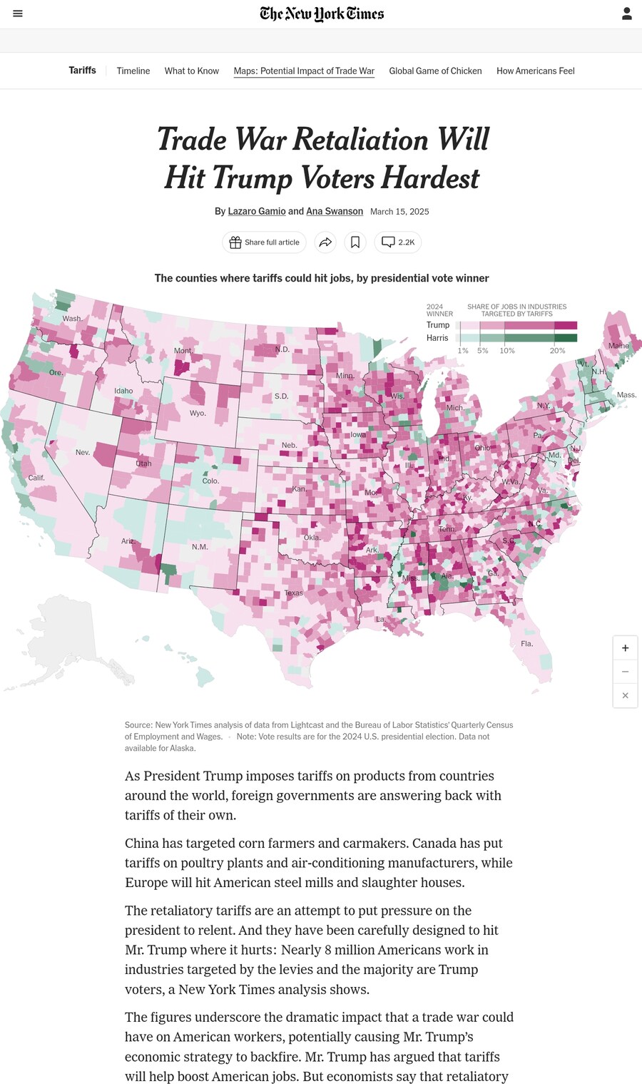 NYT: 관세전쟁은 민주당 지지자보단 트럼프 지지자들에게 더 피해_1.png