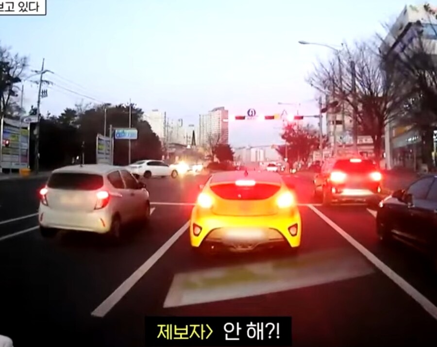 출근길에 매번 보던 신호위반 차를 신고할려했던 사람_4.jpg
