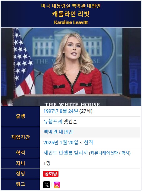 미국 백악관 대변인 선정도 좀 웃기네_1.png