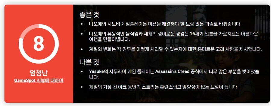 어쌔신크리드) 게임스팟 점수 떳네 ㅋㅋㅋ_1.jpg