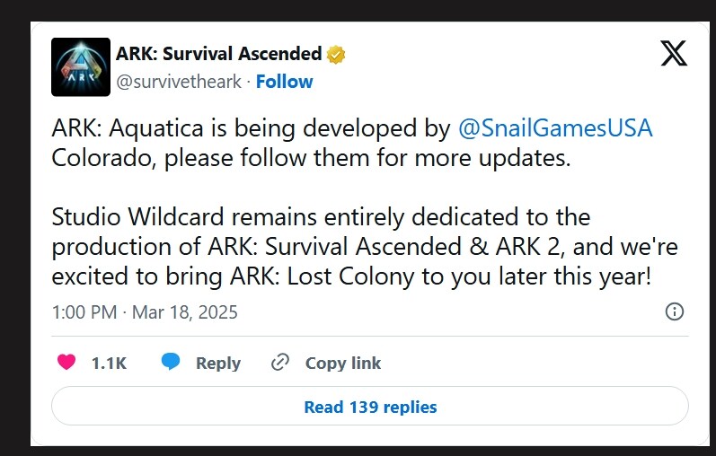 스네일 스튜디오, Ai로 생성한 ARK 트레일러 공개로 비난받다_4.jpg