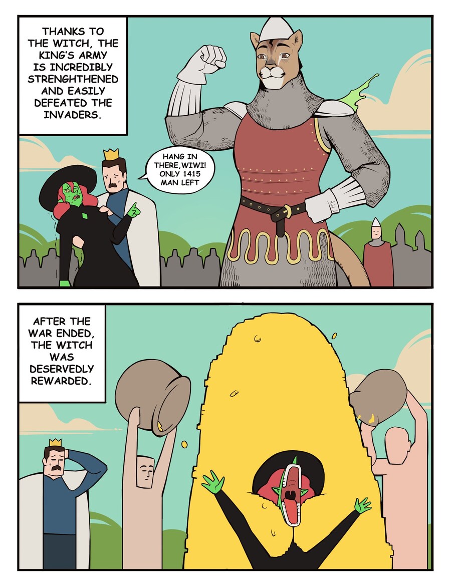 퍼리화 저주로 떼돈번 마녀 근황 만화.manhwa_2.jpg