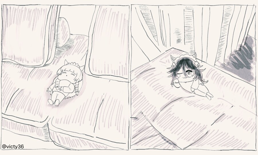 (일러스트) 잠자는 페로 & 요염한 포이_2.png