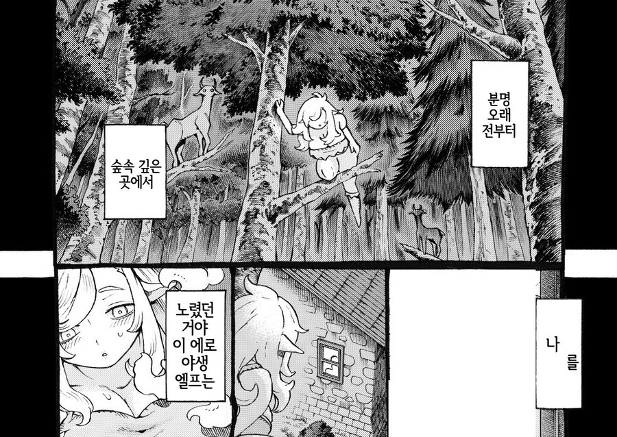 샤낭꾼 호빗의 함정에 야생 엘프가 걸렸다.manhwa_12.jpg