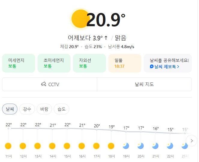 날씨] 아니 분명 주초반만 해도 추워서 전기장판을 다시 꺼냈는데_1.png