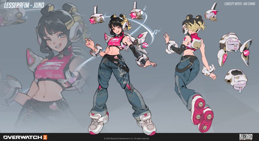 오버워치2 르세라핌 콜라보 주노 컨셉 아트_1.jpg