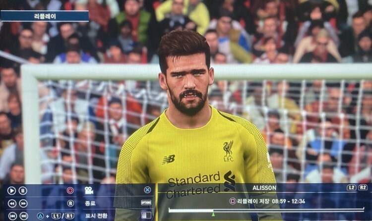 PS4) 위닝2019, 웨스트햄으로 EPL플레이중 (vs 리버풀)_8.jpg