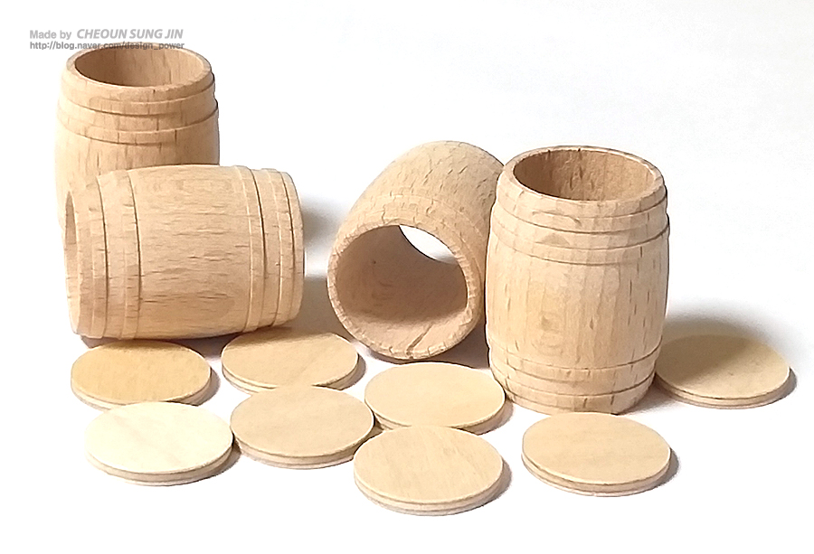 WOODEN BARRELS 프라모델 디오라마 소품 모형_4.jpg