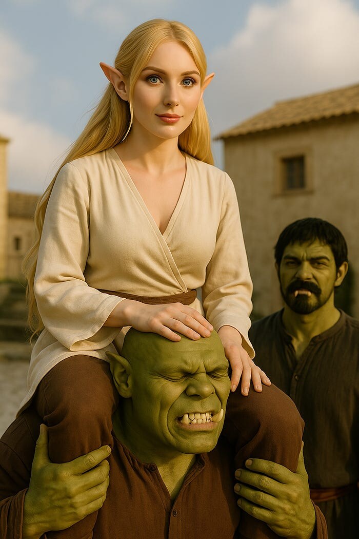 오크의 포로가 된 엘프 여사령관 근황_9.jpg