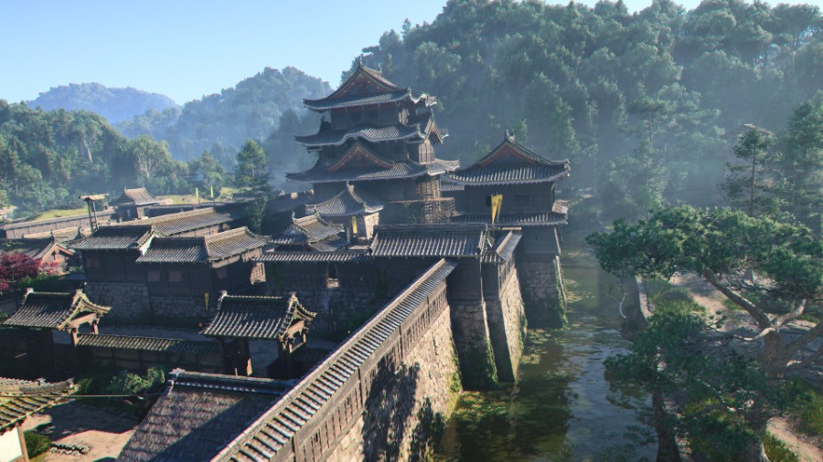 스샷) 어크 섀도우스 - 포토 모드 배경스샷 - 드뎌 오사카성이군요 ㅎㅎ_8.jpg