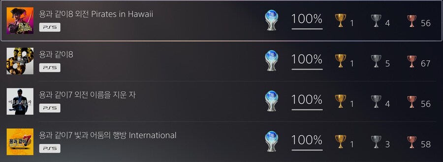 PS5 용과 같이8 외전 완료!_1.jpg