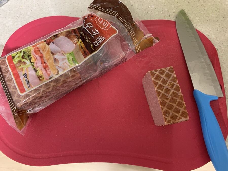 에어프라이어의 기적, 싸구려 프레스햄으로 고급 술안주를 만드노니_1.jpg