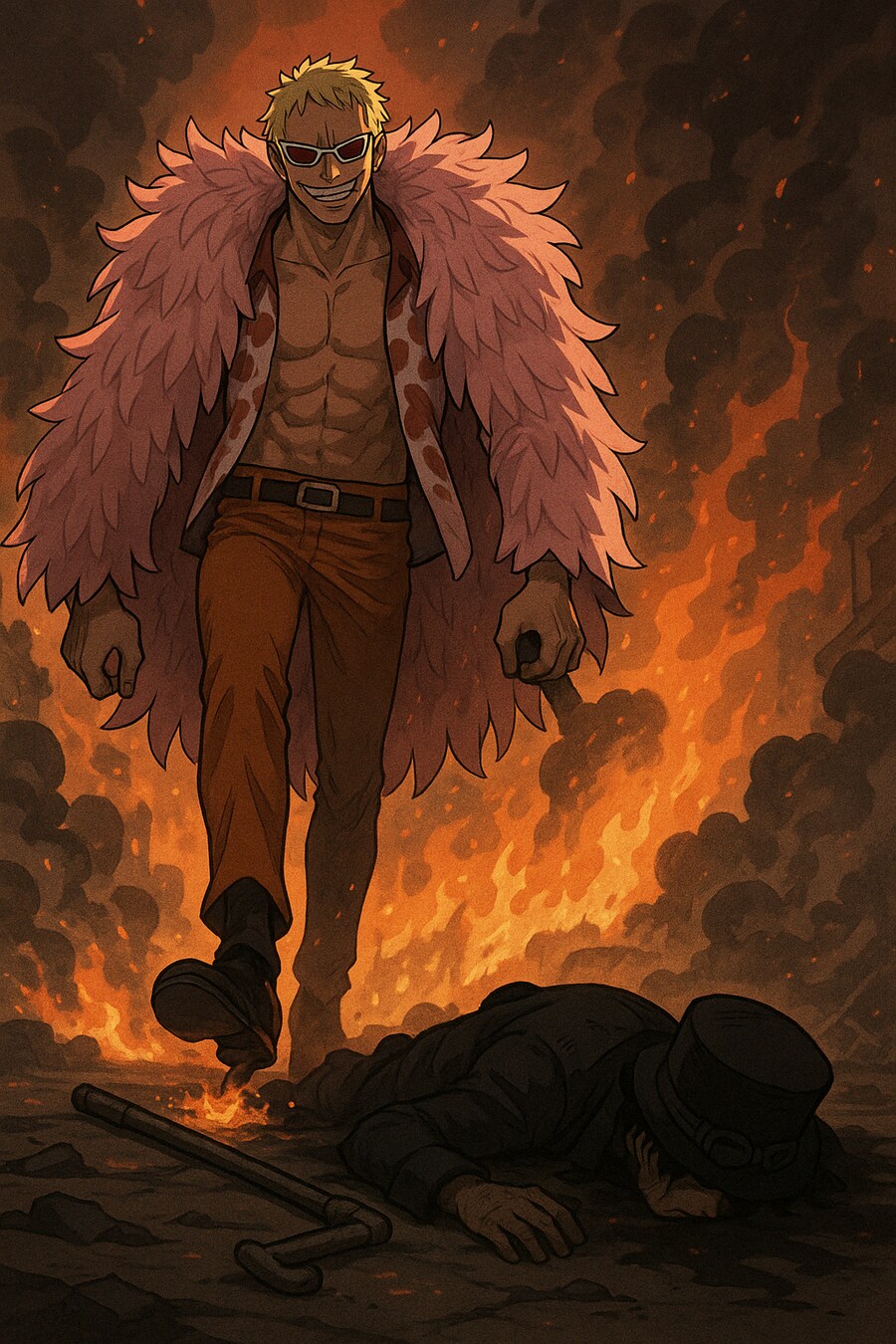 도플라밍고, 사보를 죽이고 사황의 아치에너미가 되다!_1.png