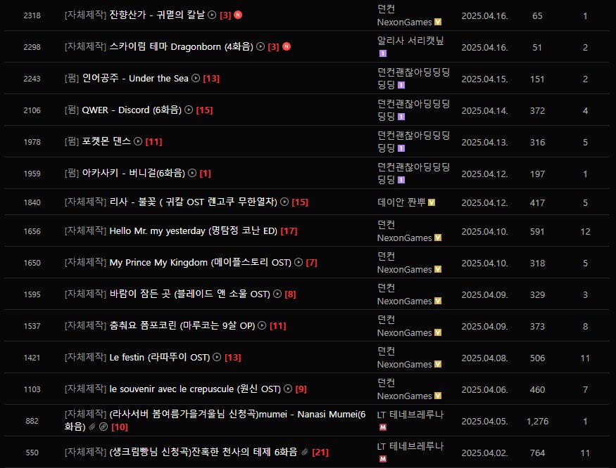 마비m) 스압) 악기 연주에 흥미가 있는 사람이 보면 좋은 악보 관련 사이트_5.png