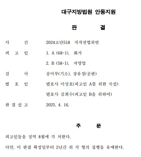 법원에서 표절이라고 인정된 안동 카페 호랑이 그림_8.png