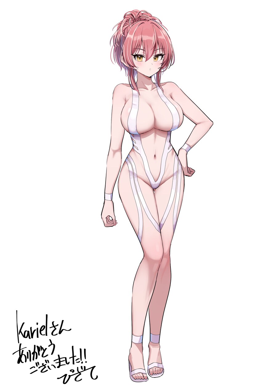 @) 자랑) 미카 커미션 팬아트 06. 블랙 테이프 처녀가사키._5.png