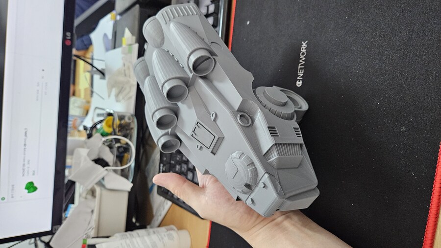 1/100 마크로스 데스트 로이드 [몬스터] 3D 출력-도색 완성._23.jpg