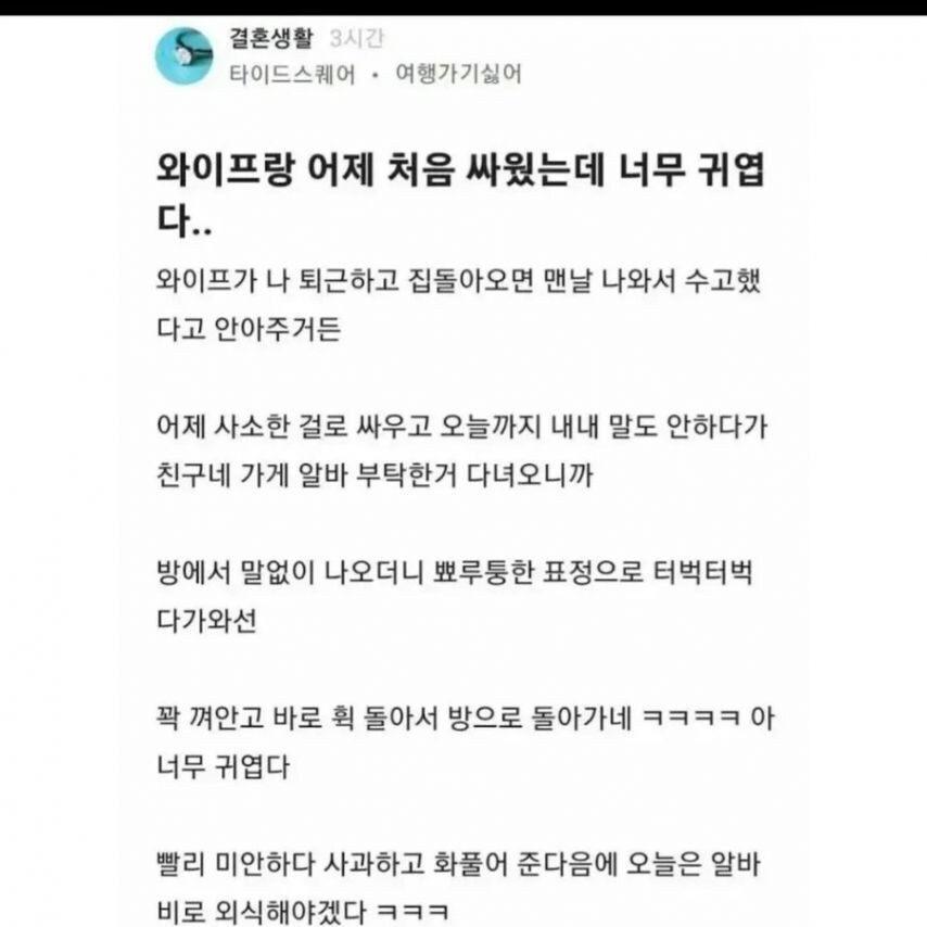 아내와 처음으로 싸운 남편.JPG_1.jpg