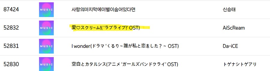 럽라) TJ 노래방에 나니가스키 추가되었네_1.png