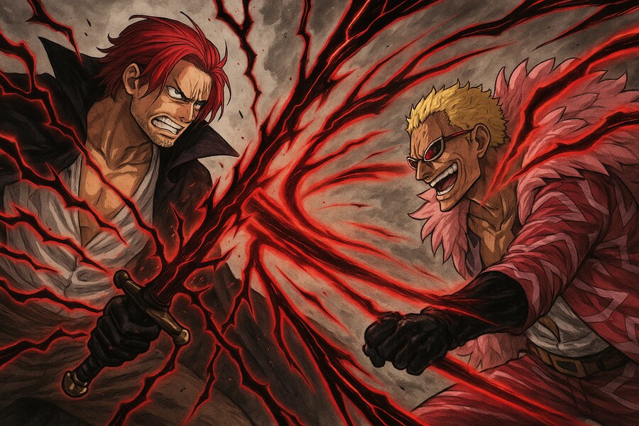 원피스 최신화 스포) 전설의 사나이와 제대로 대면한 샹크스!_1.png