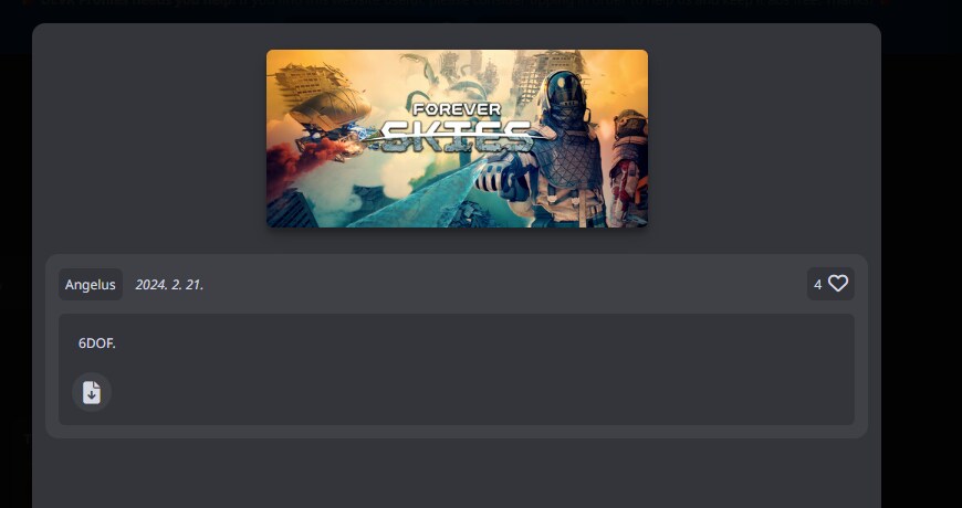 [UEVR] Forever Skies VR로 플레이 - 메타퀘스트3 - 호환 A급_12.png