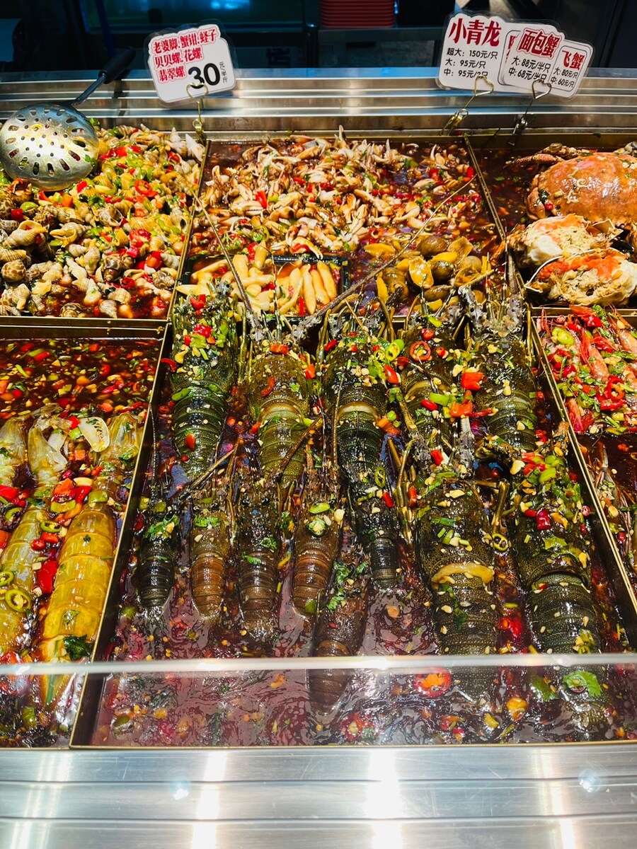 중국 대련 서안로 야시장 "마라 꼬치"_5.jpg