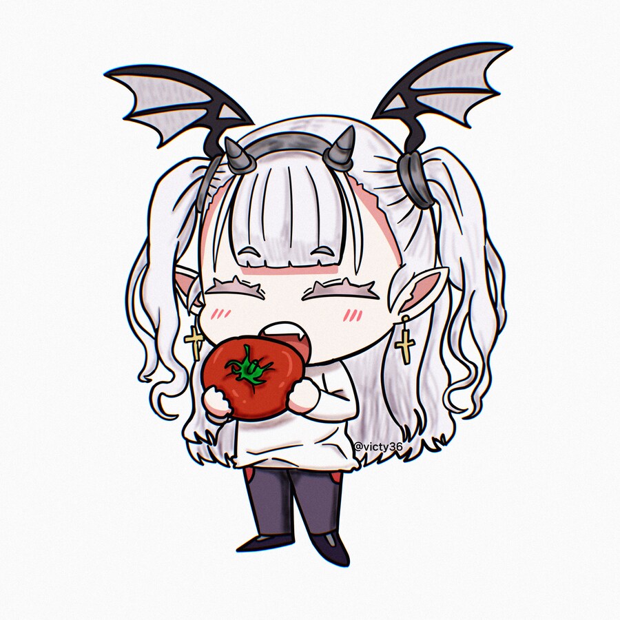 (일러스트) 토마토를 먹는 드라큐리나_2.png