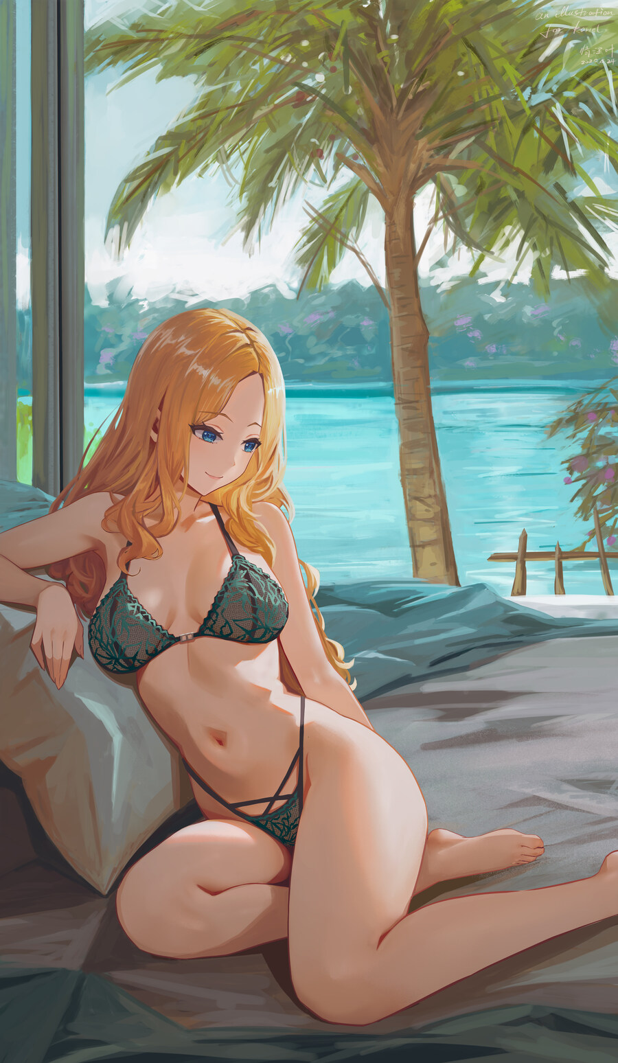 올리아) 자랑) 커미션 팬아트 05. @shiny_kanau 작가님의 비키니 짤._2.jpg
