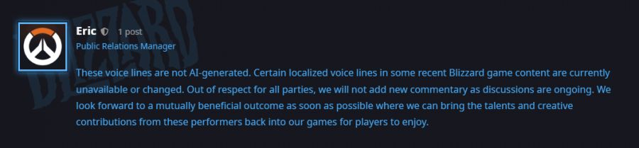 블리자드, 오버워치2 Ai 성우를 사용하지 않다고 주장 🗣️🚫_2.jpg