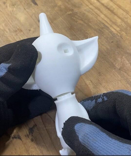 3D 프린터로 만든 노랑 피크민 꽃병_6.png