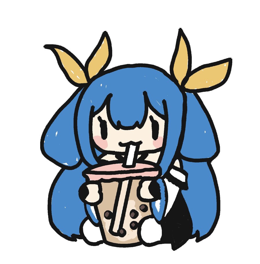 길티기어)버블티 먹는 디지_1.jpg