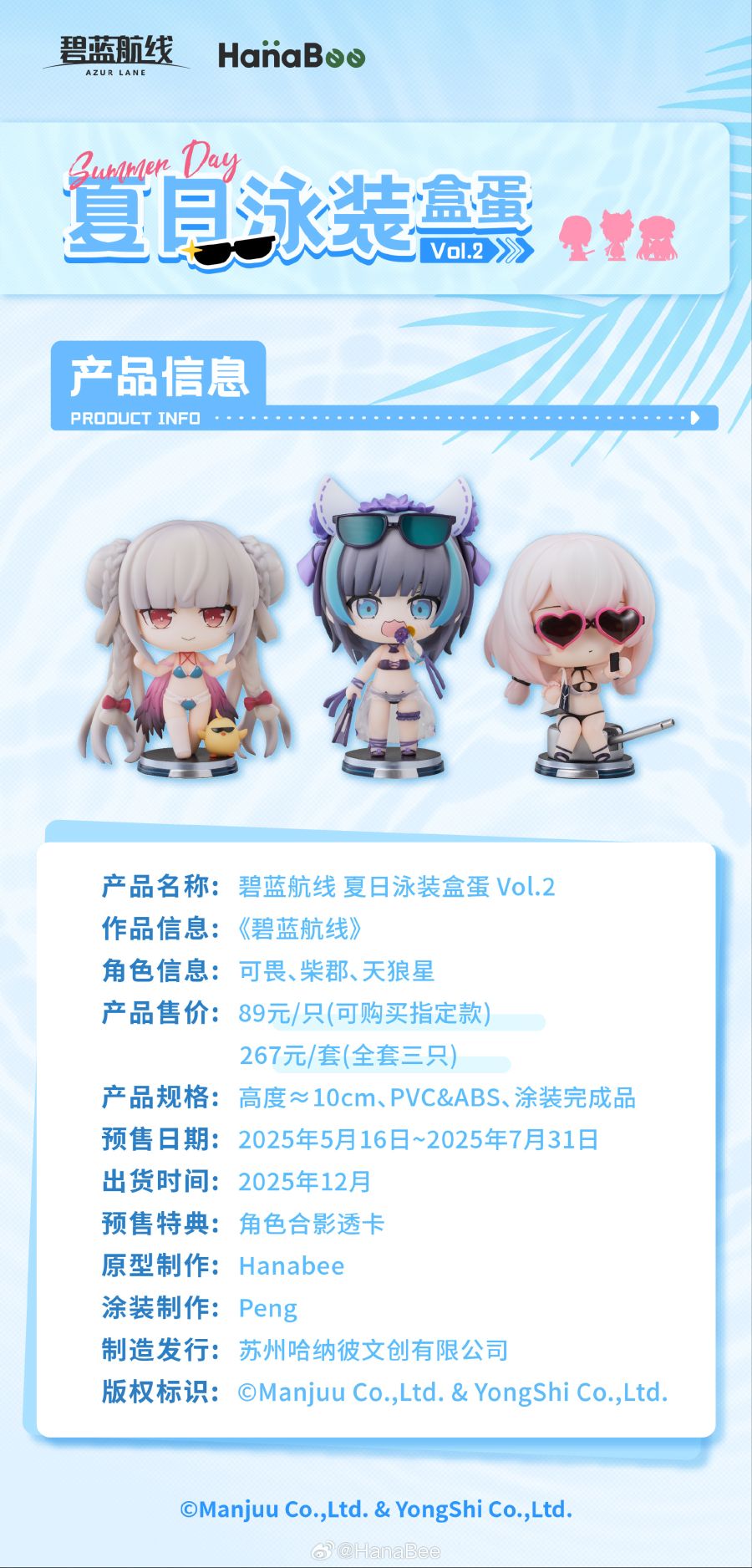 [하나비] 아주르 레인 여름 수영복 데포르메 피규어 Vol.2_7.jpg