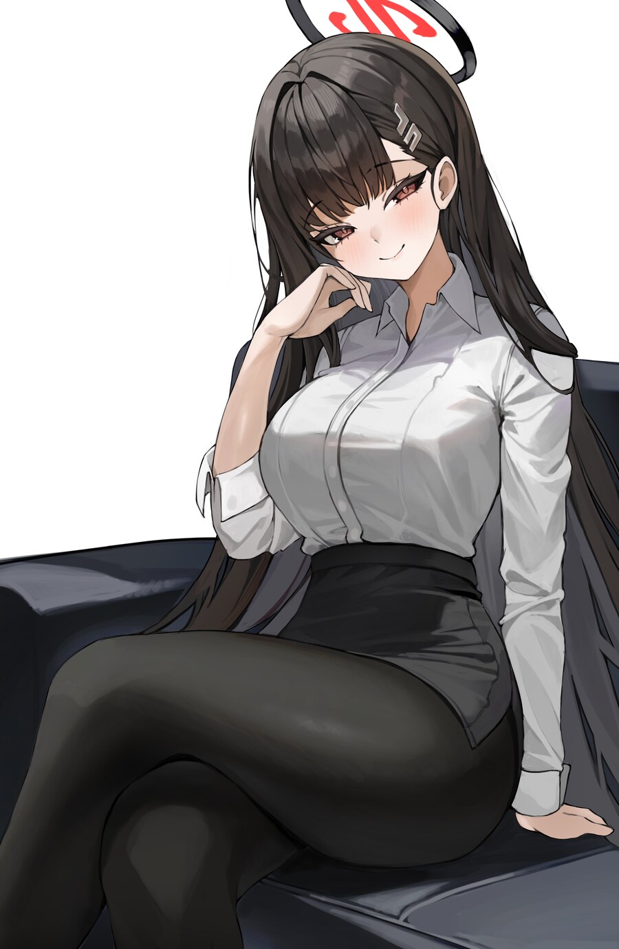 블루아카) 슈트 빼면.. 노출 없는 리오짤을 드물다고?_9.png