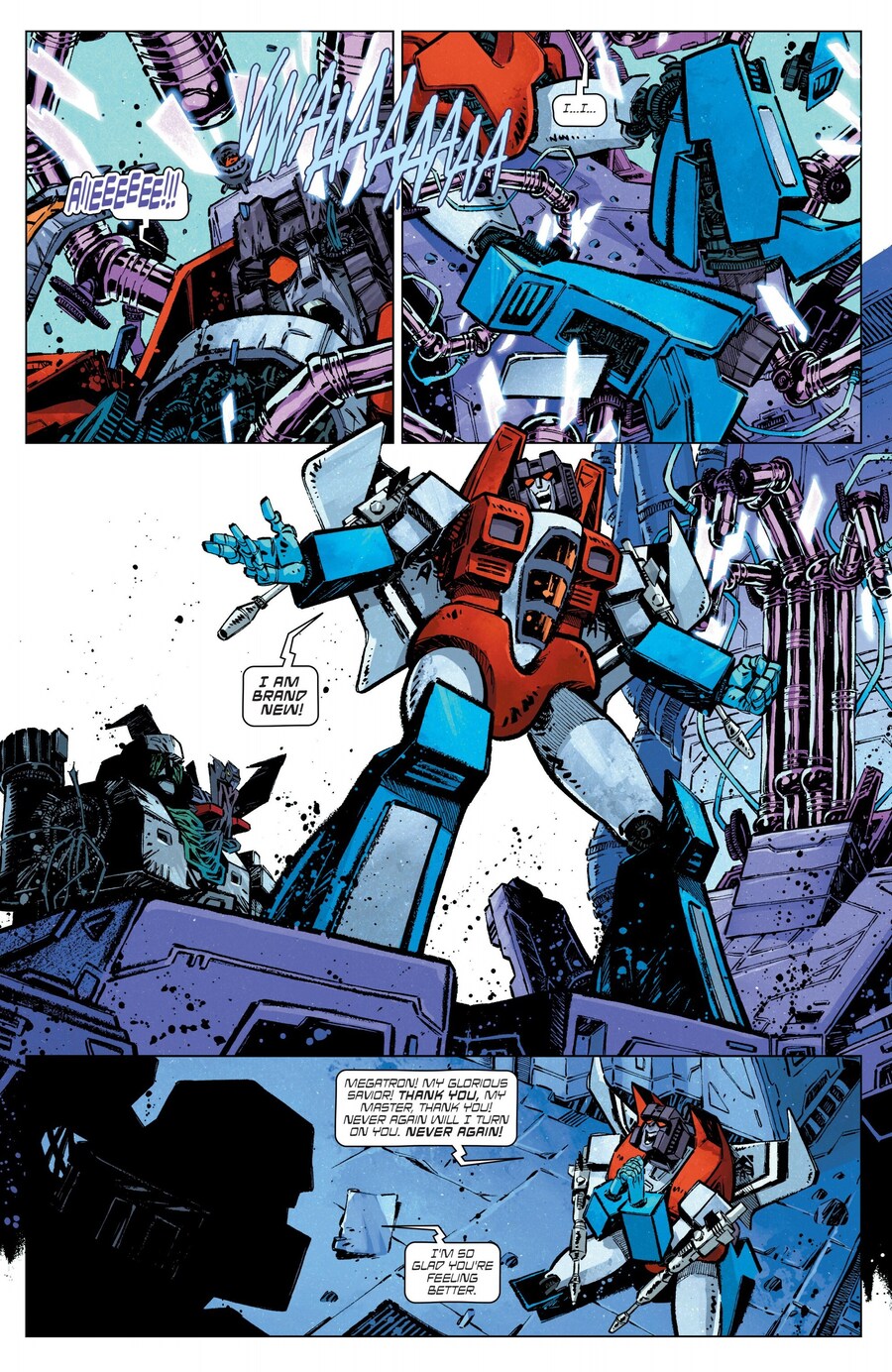 트랜스포머 그들이 죽다 살아난 이들을 대하는 법