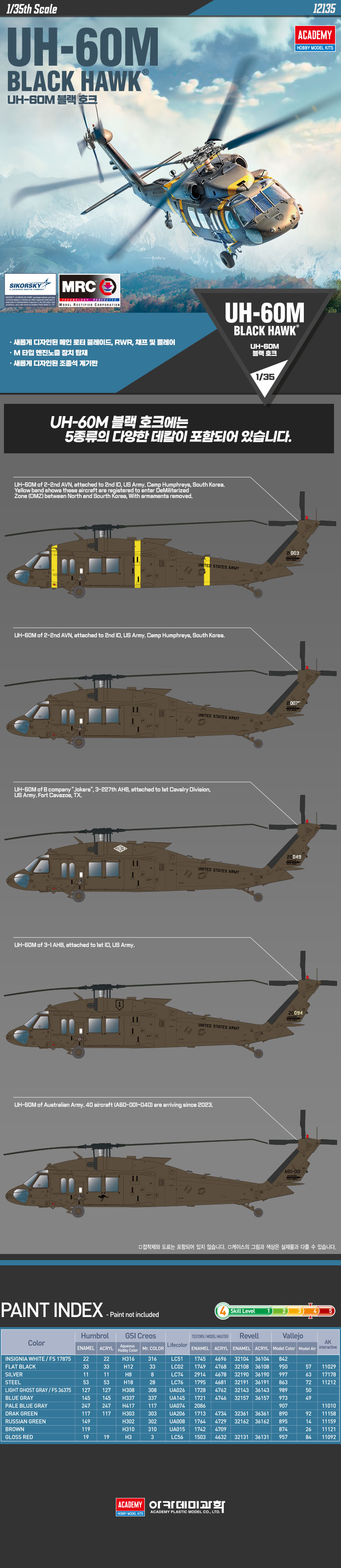 [아카데미 과학] 1/35 UH-60M 블랙 호크_1.jpg
