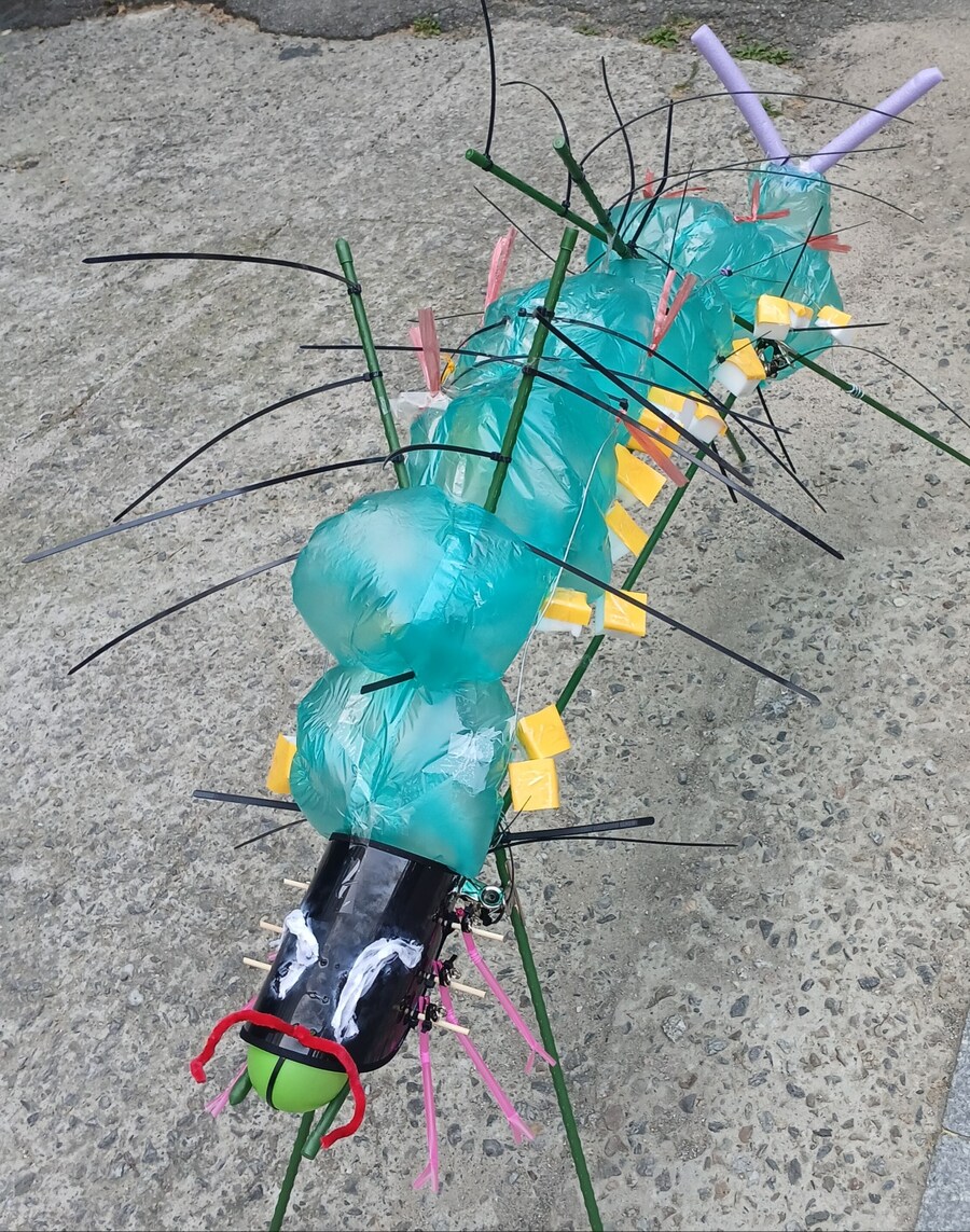 만들기) 엄청 커다란 애벌레를 만들어봤어요_11.jpg