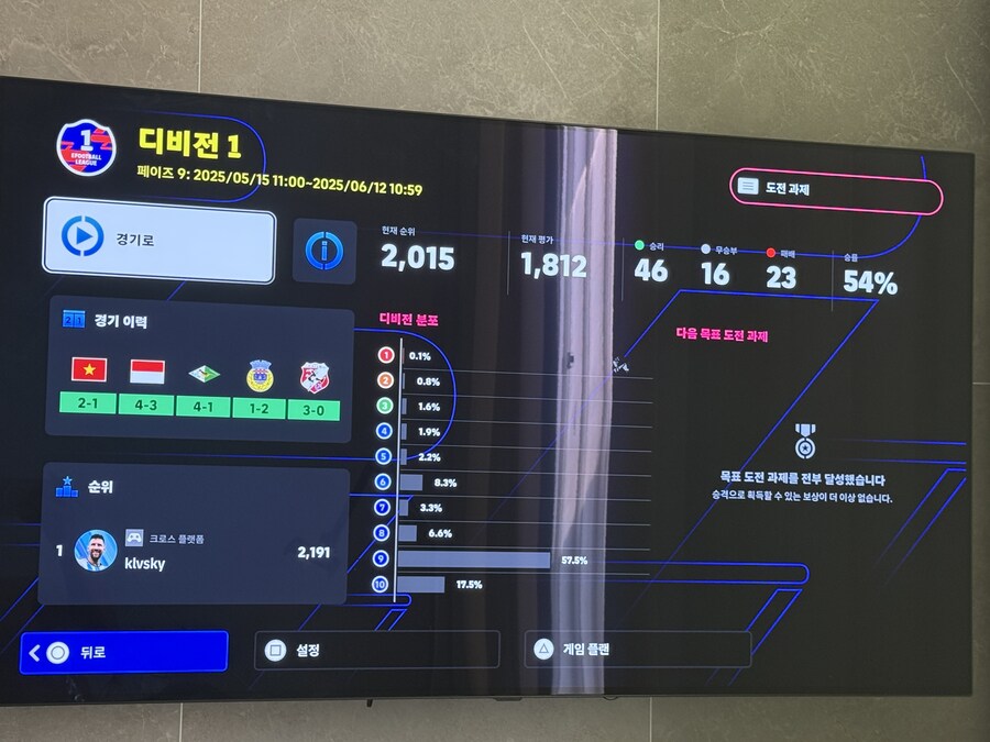 법정휴일에 스팀 플스 각각 AI 디비전1 등반성공_3.jpg