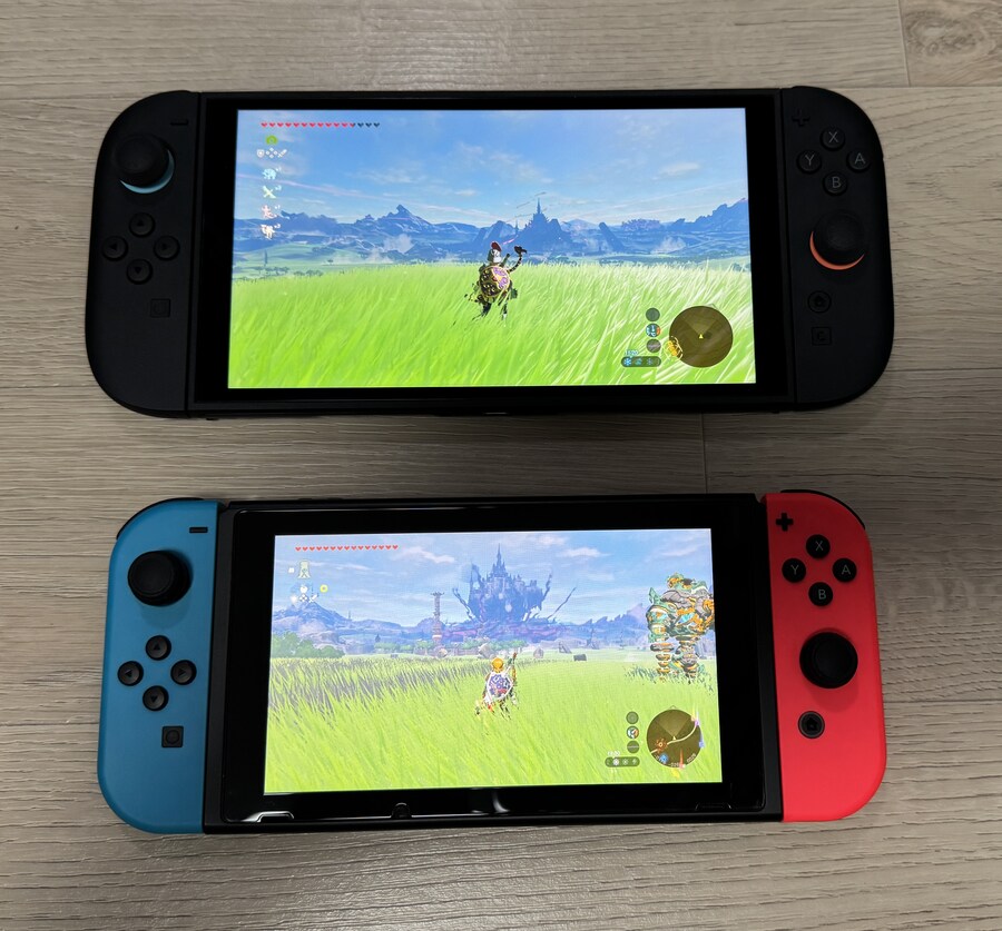 스위치1이랑 비교해보니 lcd라도 다르긴 하네요_3.jpg