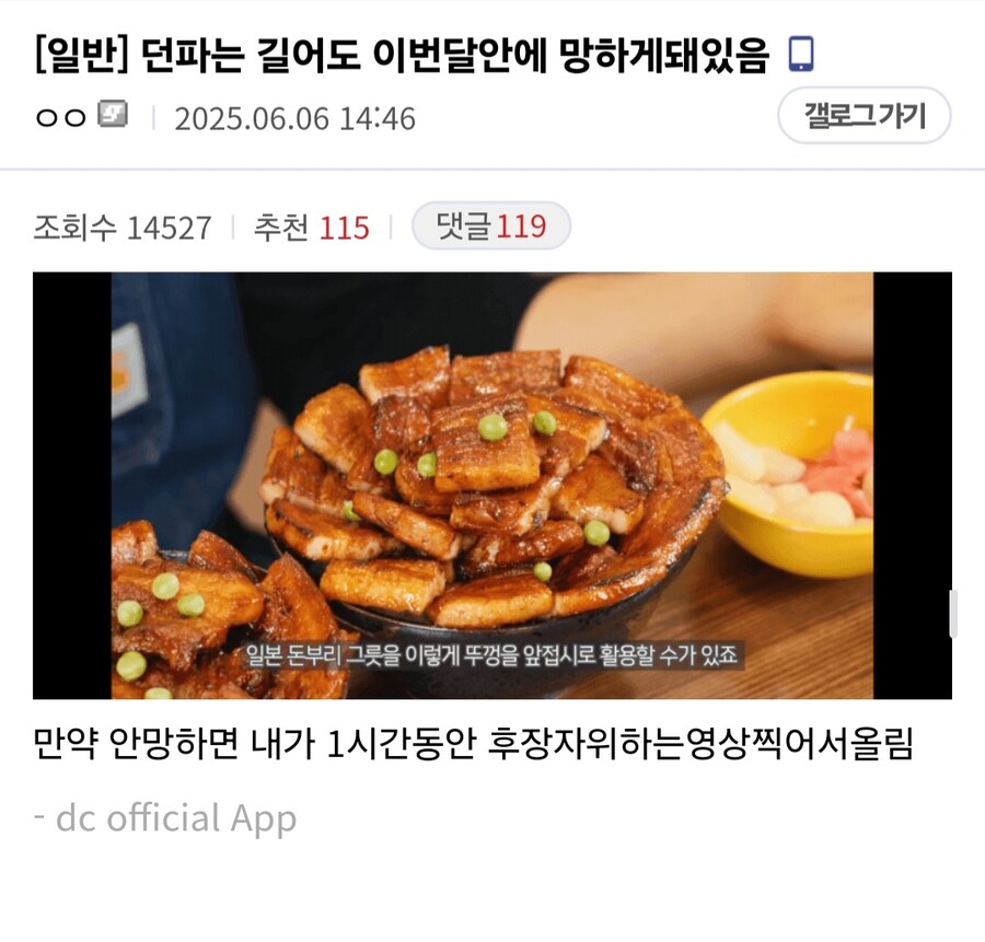 던파 망한다고 호언장담하는 디시인.jpg